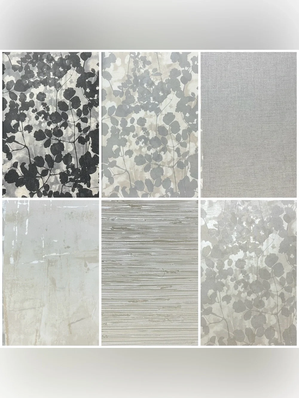 10 Assorted Designer Quality DIY Arts Scrapbooking Sheets Neutral Botanical Pack